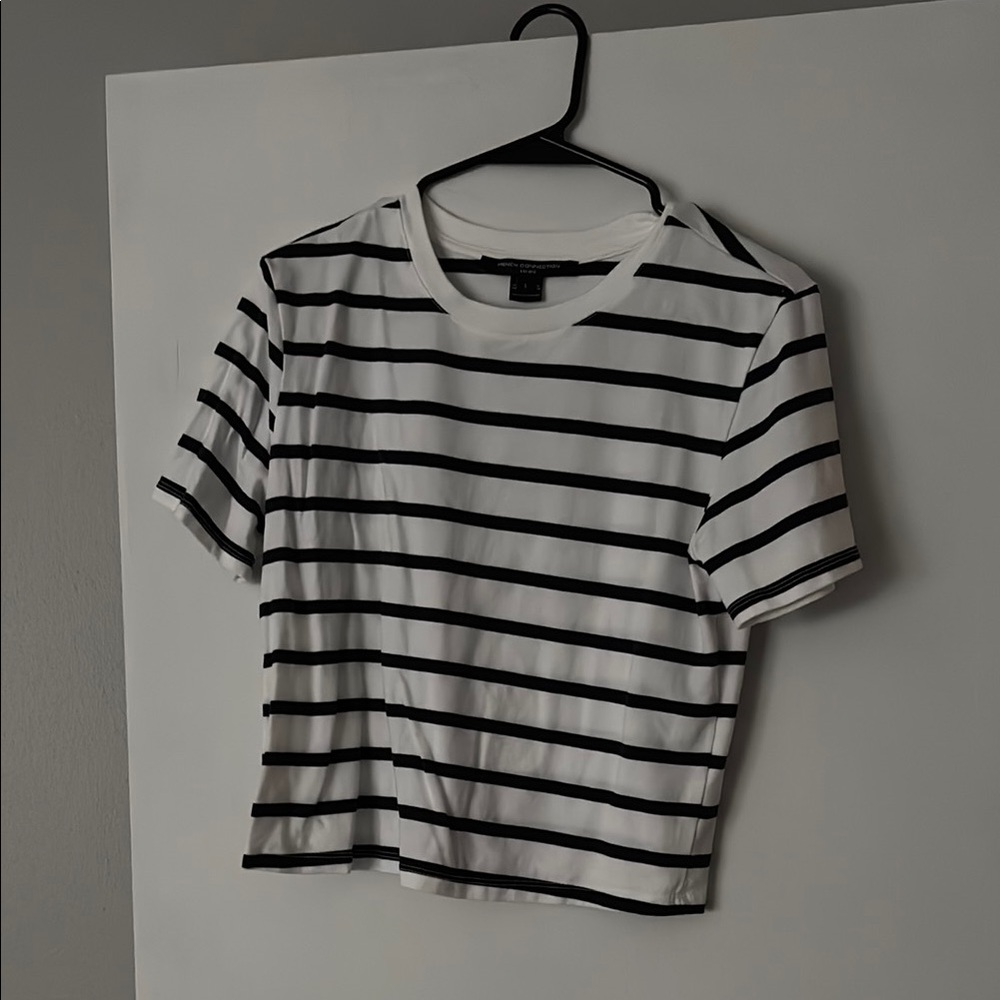 French Connection Monochrome Striped Tee